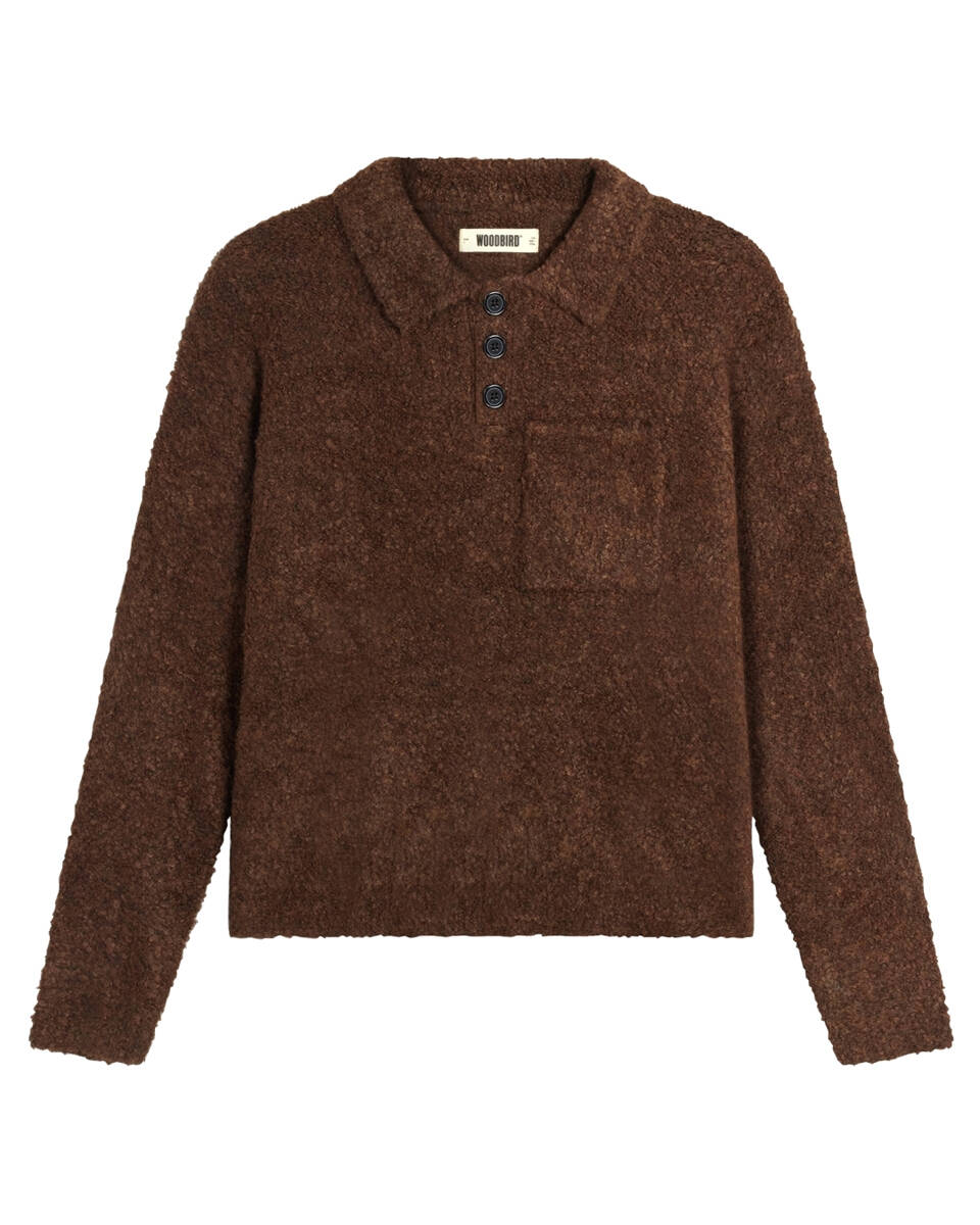 Woodbird Polo lange mouw 2536-804