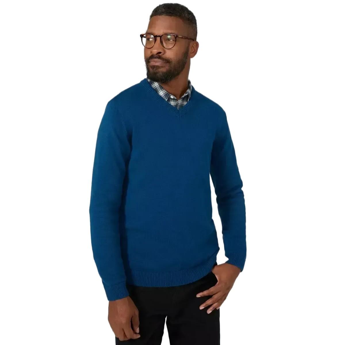 Pertemba FR - Apparel Maine Mens Premium Cotton V Neck Jumper XL