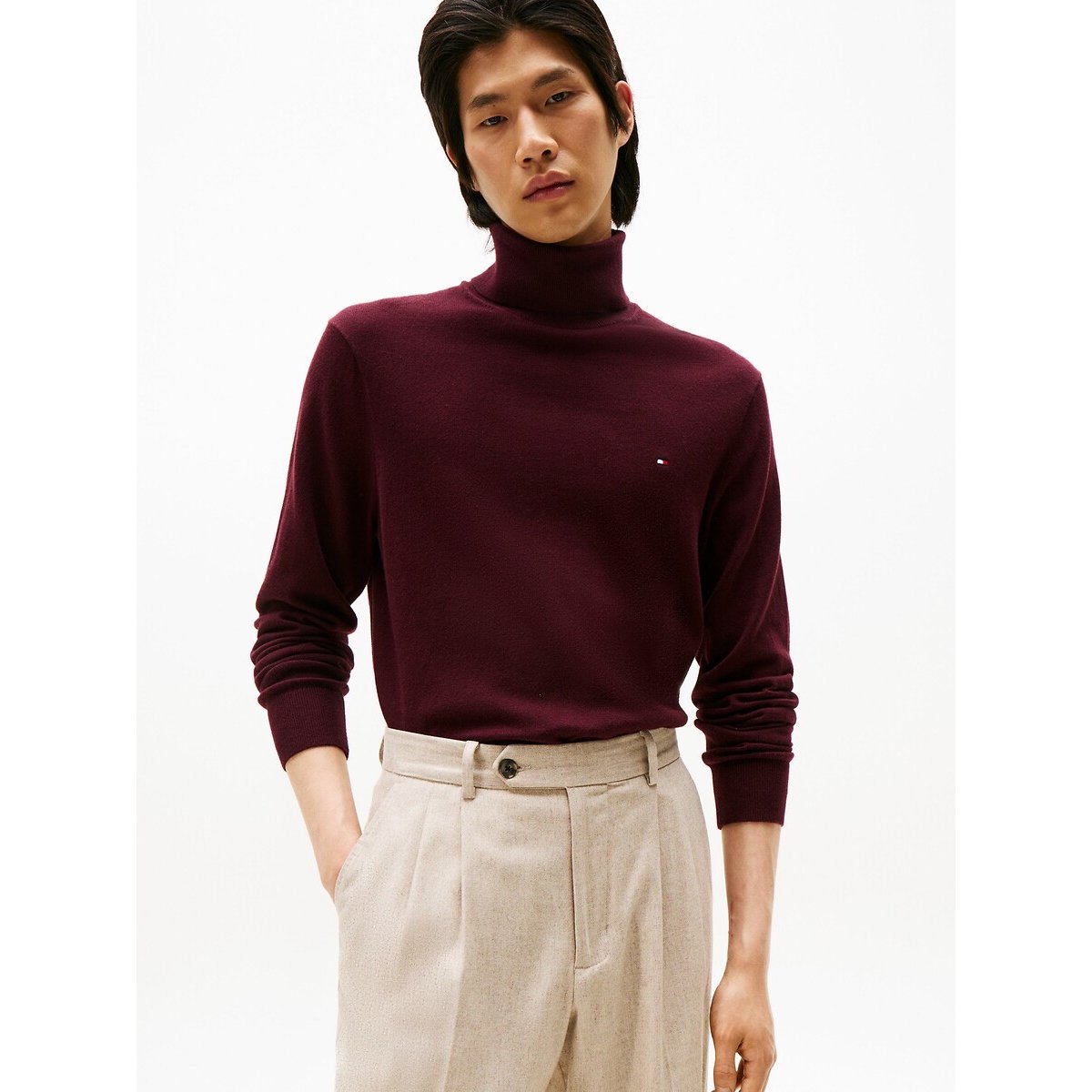 Tommy Hilfiger Coltrui PIMA ORG CTN CASHMERE ROLL NECK