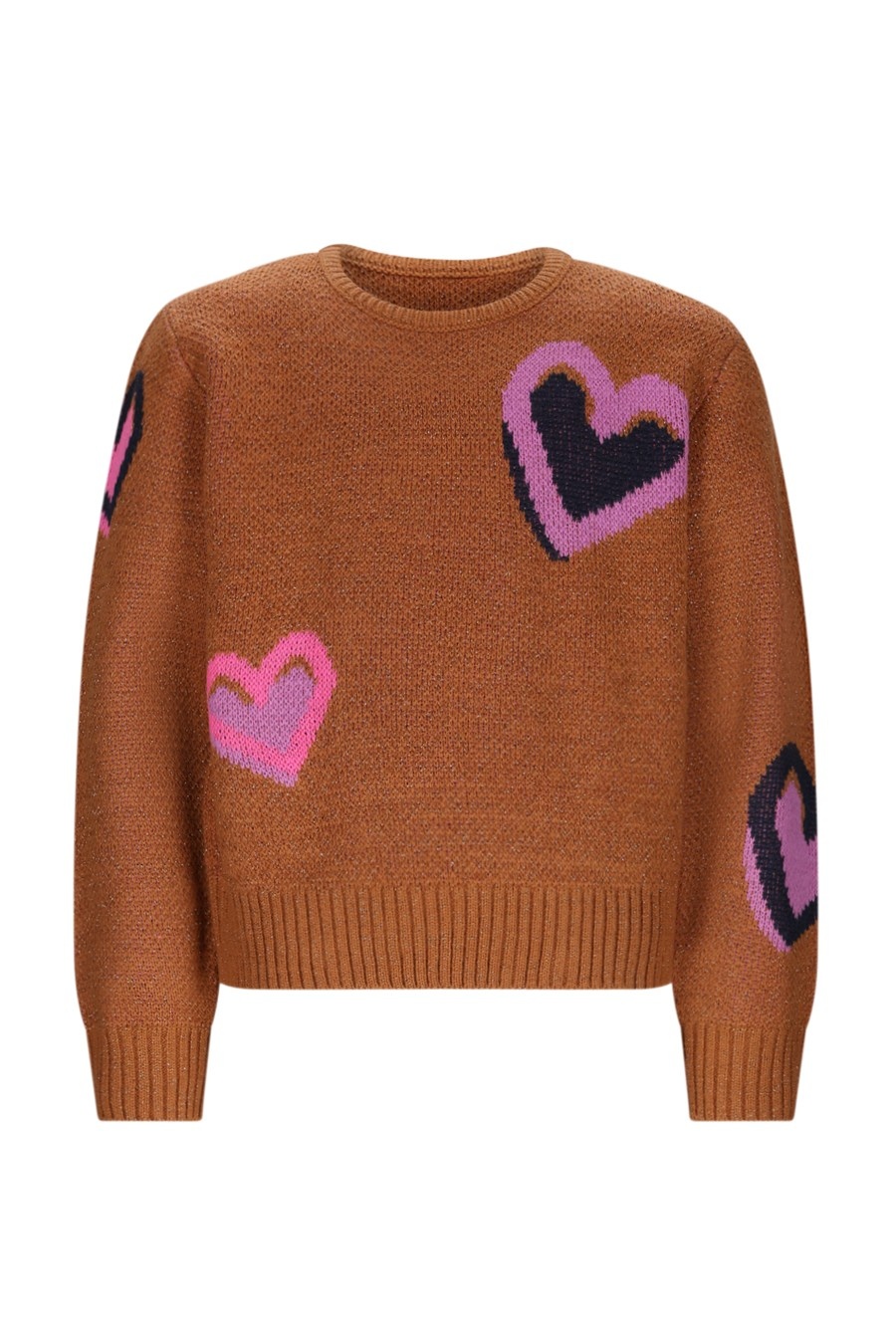 B.Nosy winter sweater meisjes - beige - Khloe - gebreid, jacquard