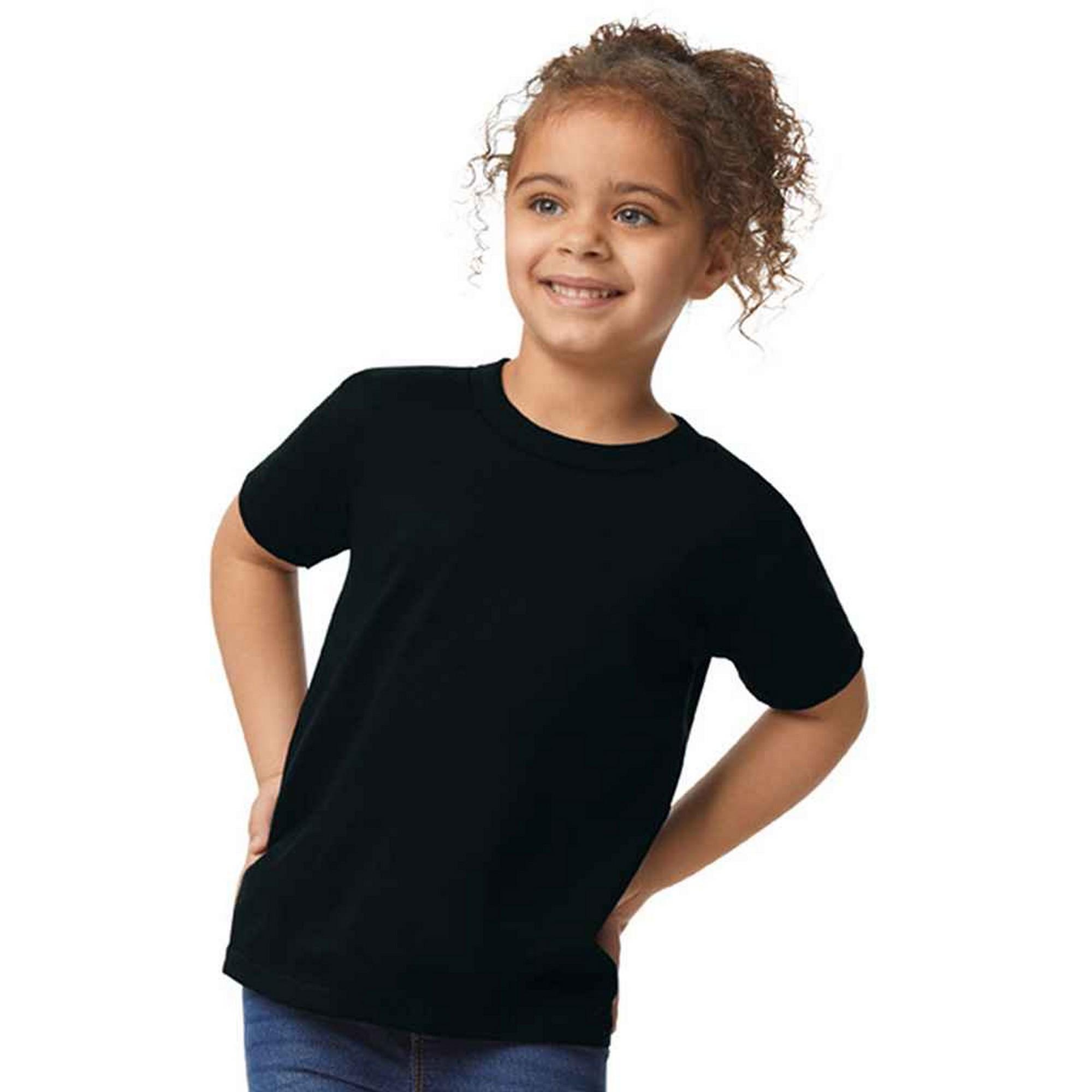 Gildan kinder/kids effen katoenen zwaar T-shirt 2 Years