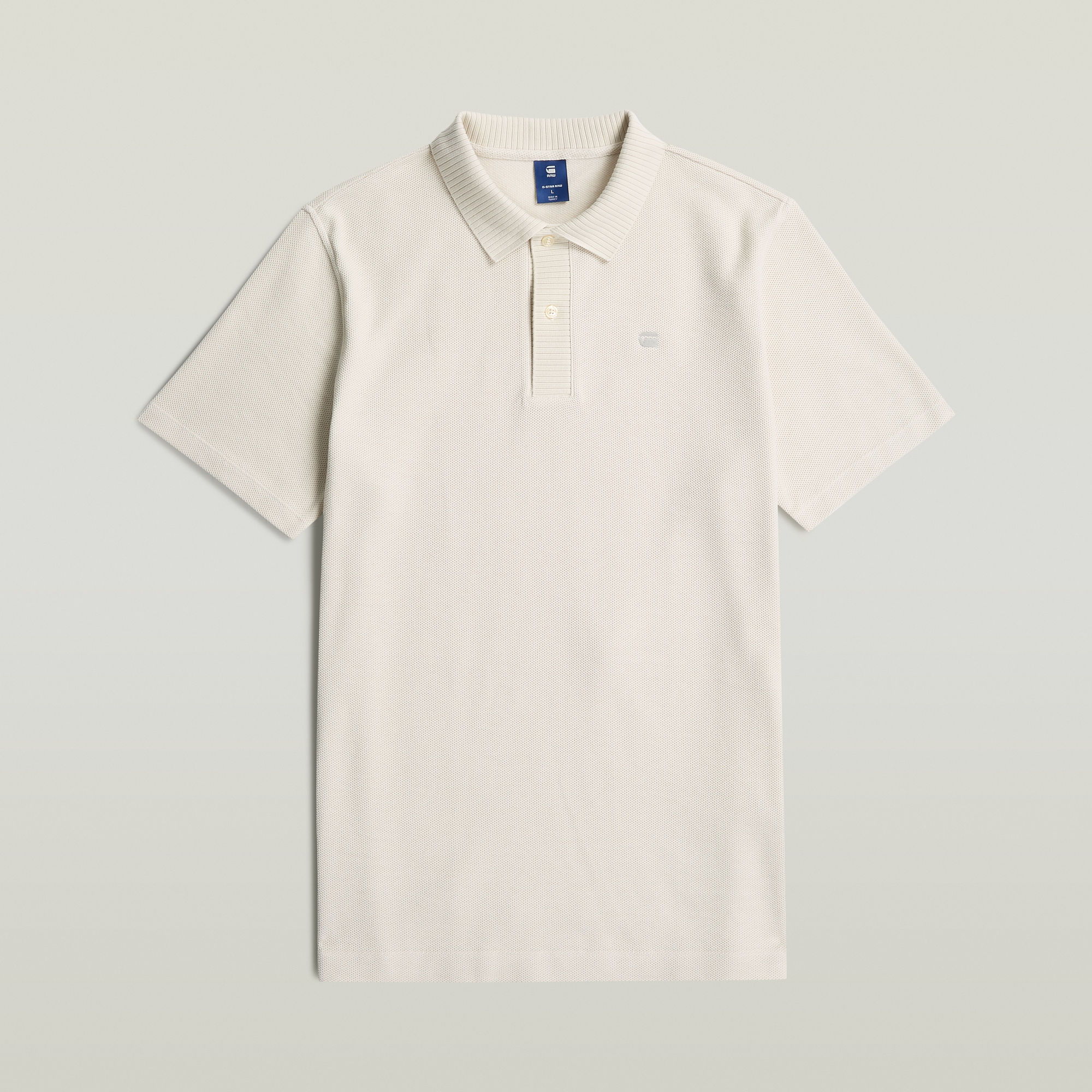 G-Star RAW Structured Polo - Wit - Heren