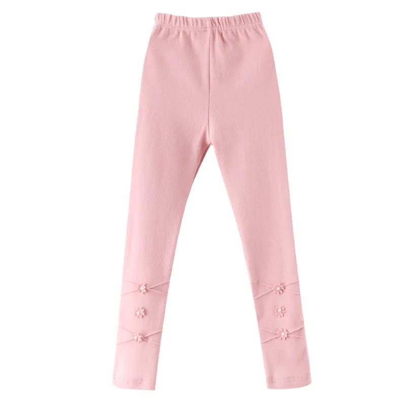 WTEMPO Meisjes Stretch Broeken Leggings Lente en Herfst Koreaanse Casual Broeken Kinderen Skinny Broeken Elastische Broeken 100