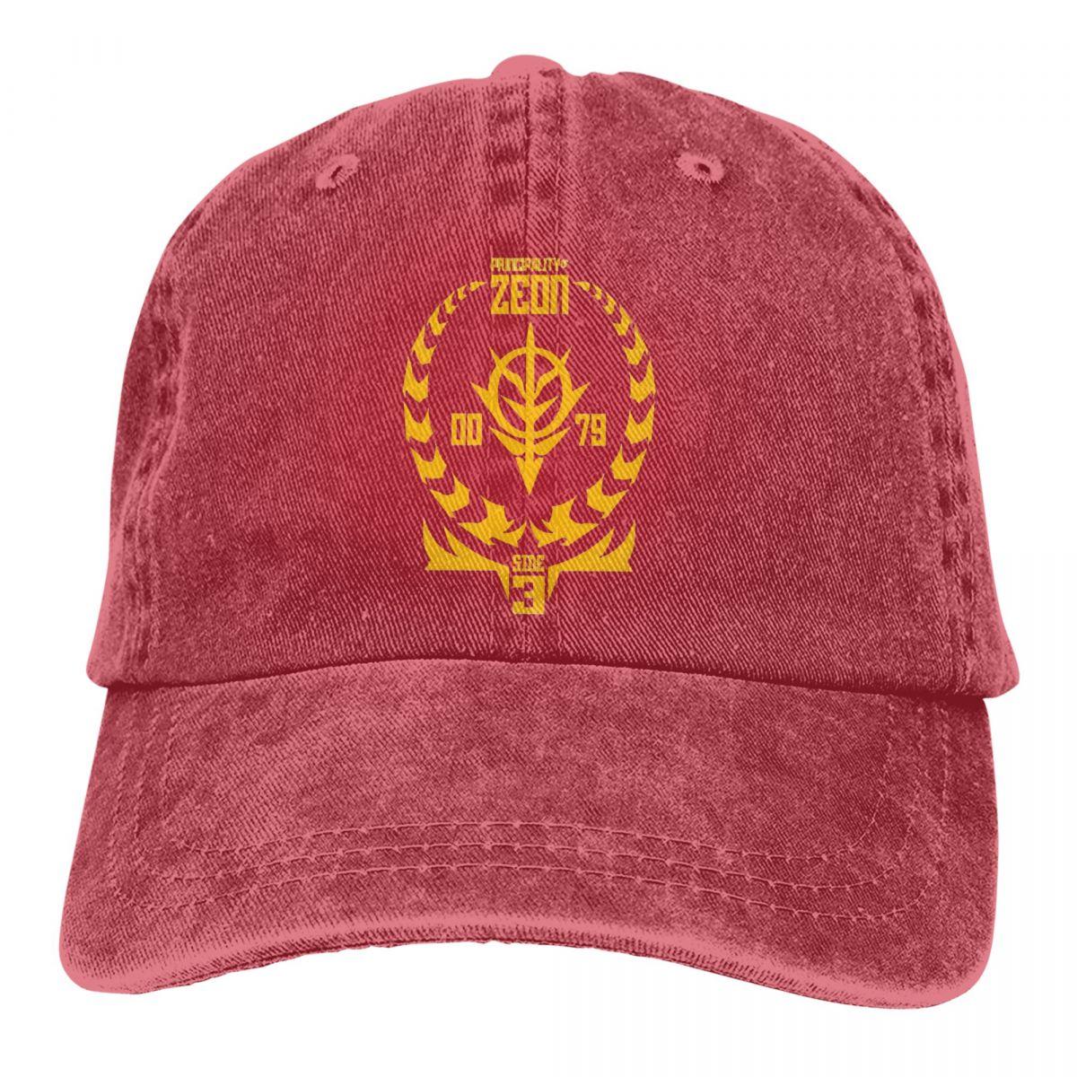 NOmo Home Vorstendom Zeon Essentiële Baseball Cap Unisex Hoeden Vrouwen Vizierbescherming Snapback Mobile Suit Gundam GM War Anime Caps One Size