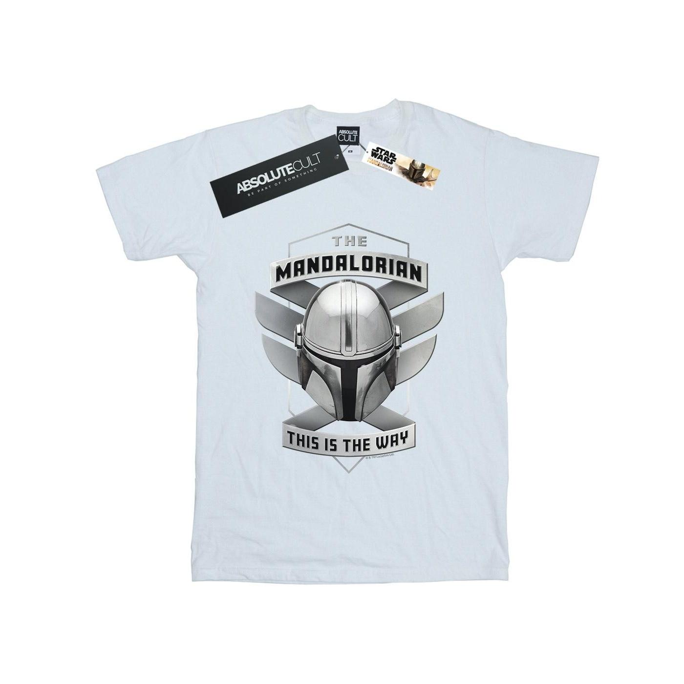 Star Wars Boys The Mandalorian This Is The Way Mando T-Shirt 7-8 Years wit