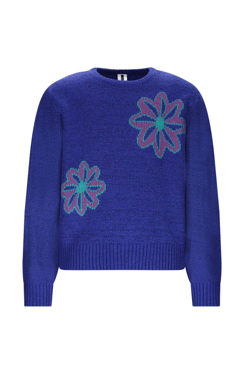 B.Nosy winter sweater meisjes - blauw - Khloe - gebreid, jacquard