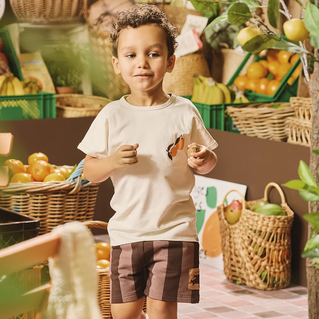 Z8-collectie Korte sweat broek Yami (crazy coconut)