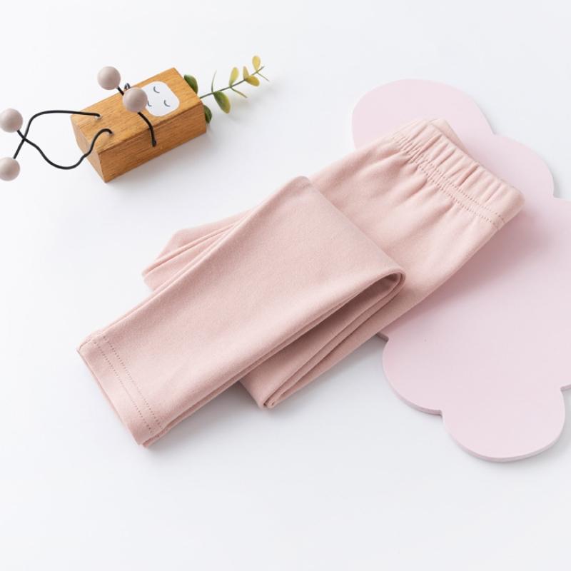 Lawadka Girls' Leggings Spring And Autumn Style Cotton Baby Girls Baby Elastic Pants Children's Slim outer Wear Pants 150