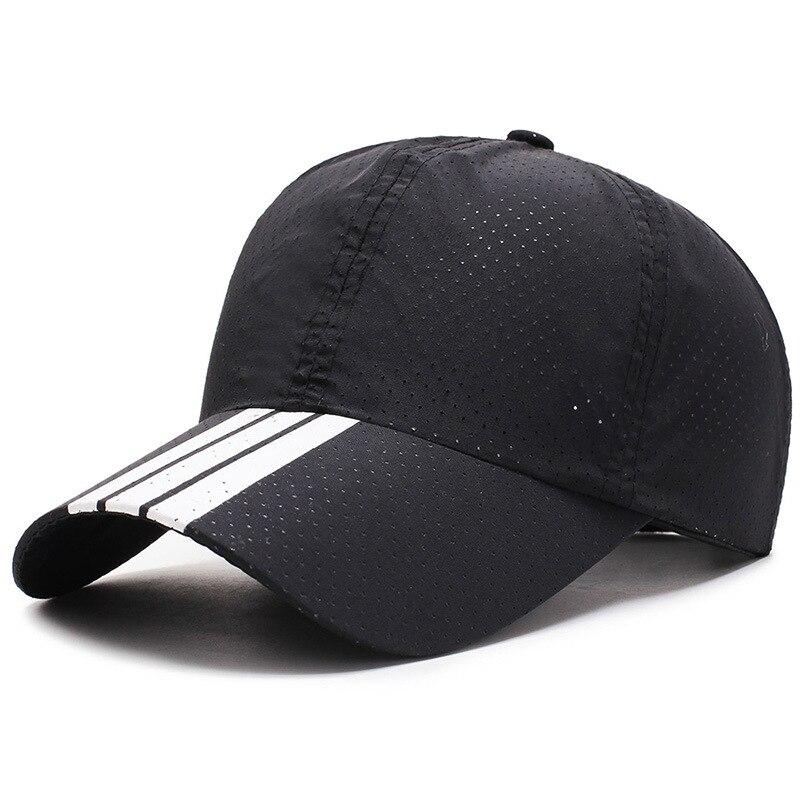 Northwood Ademende zomerpet voor heren, dameszonnehoeden, sneldrogend, golfpet van bot, streetwear snapback 56-60 cm zwart