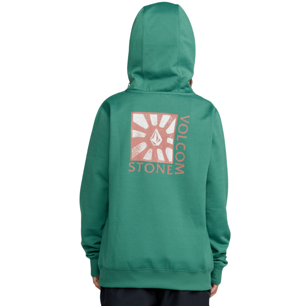Volcom Kids Hydro Fleece Hoodie Spruce Green