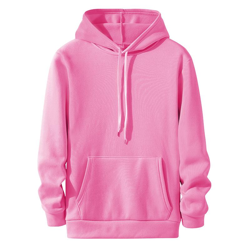 Man world-1 Heren effen kleuren hoodies met lange mouwen, casual sweatshirts, capuchon, hardloopsport, trui met capuchon M