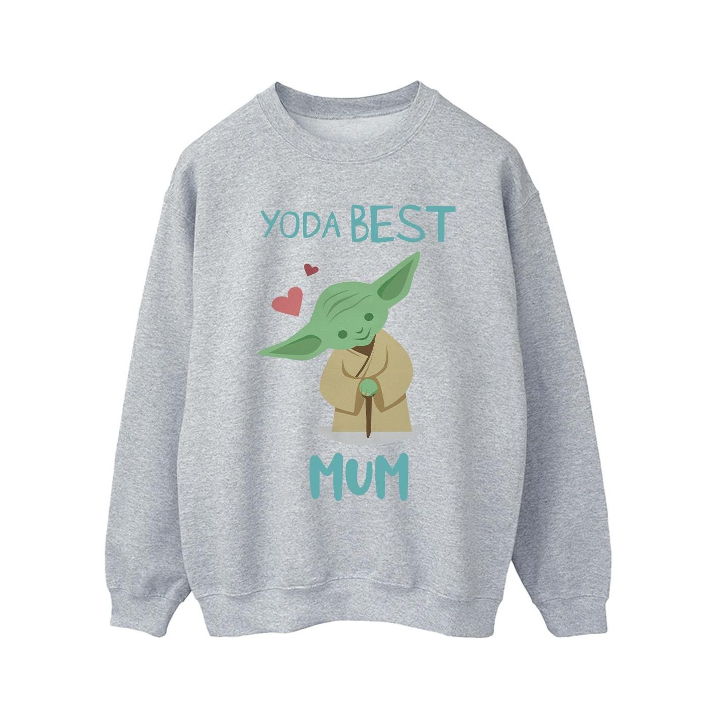 Star Wars Mens Yoda Best Mum Sweatshirt XXL
