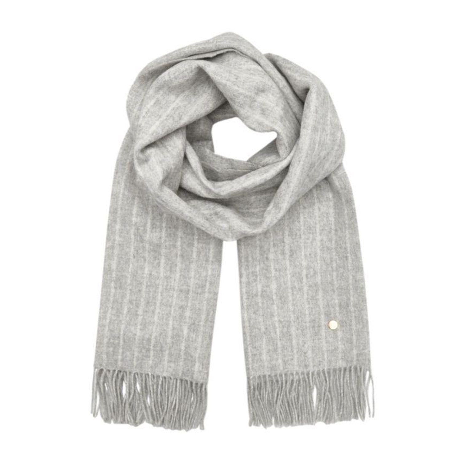 Tommy Hilfiger Dames th verhoogde streep wollen sjaal