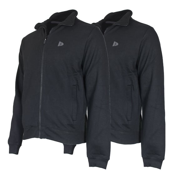 Donnay Donnay Heren - 2-Pack - Vest met kraag Bryan - Zwart