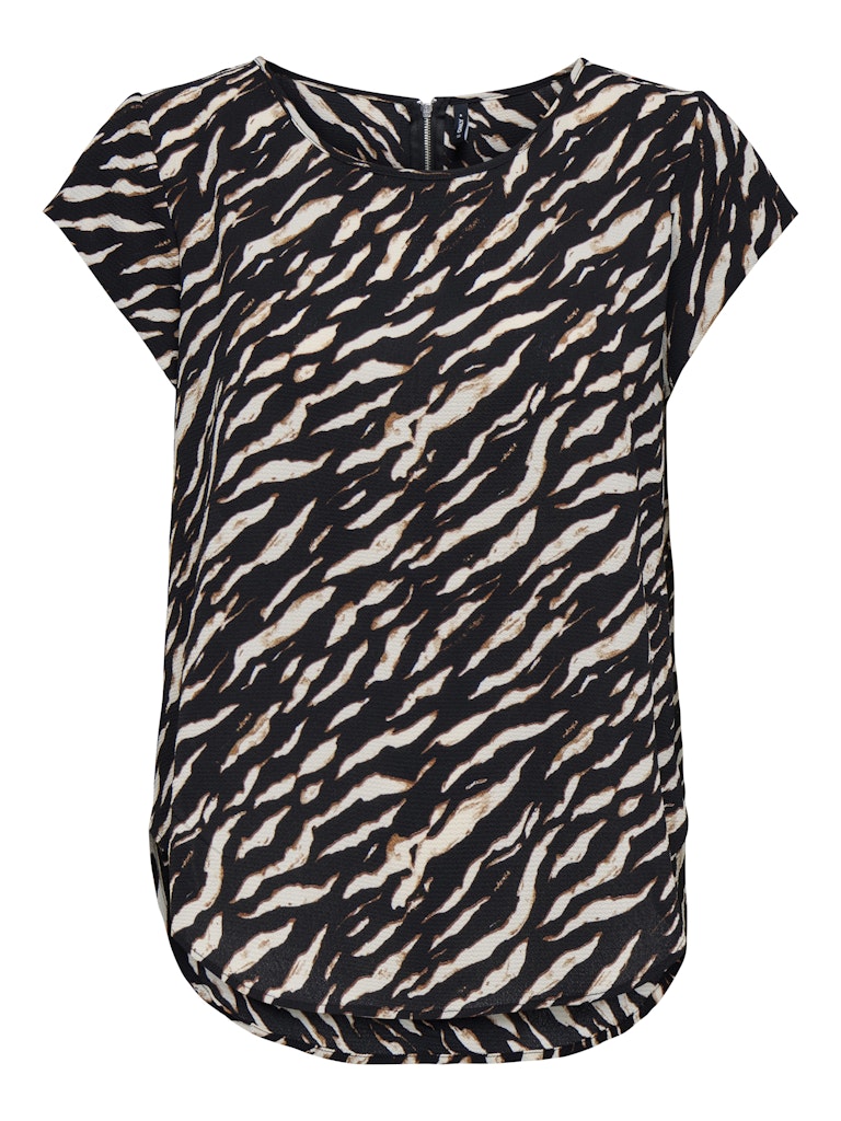 Only Shirtblouse ONLVIC S/S AOP TOP NOOS PTM