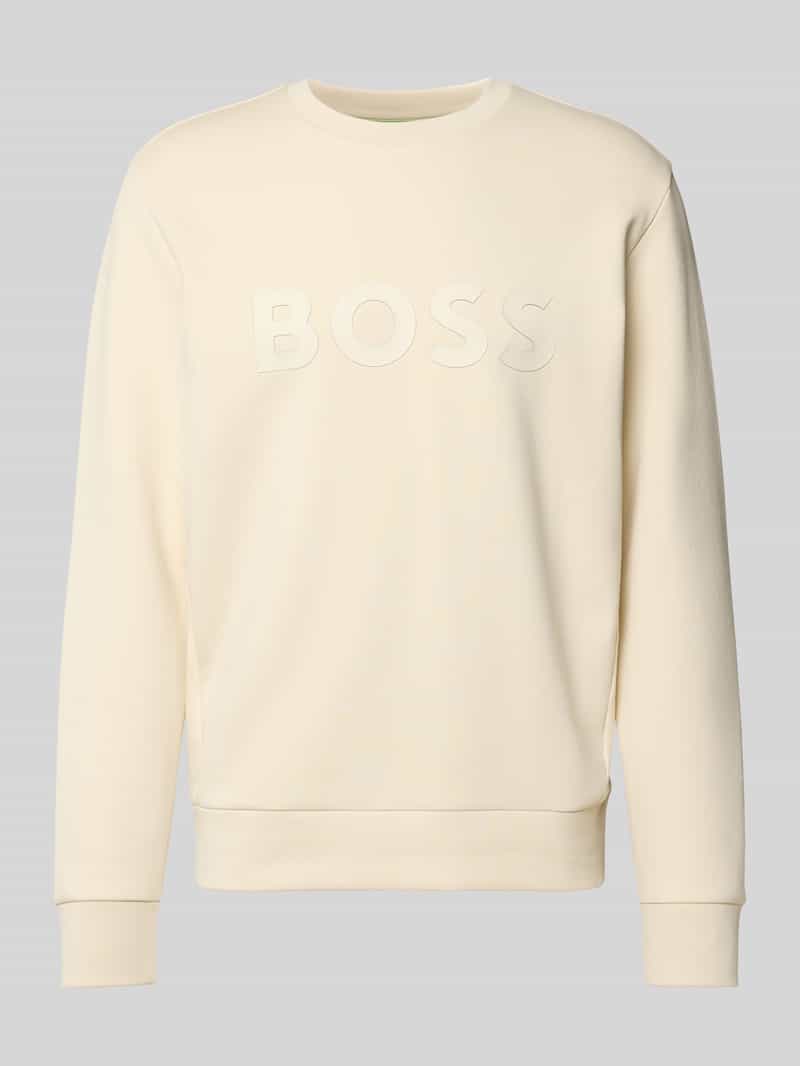 BOSS GREEN Sweatshirt Salbo met logoprint