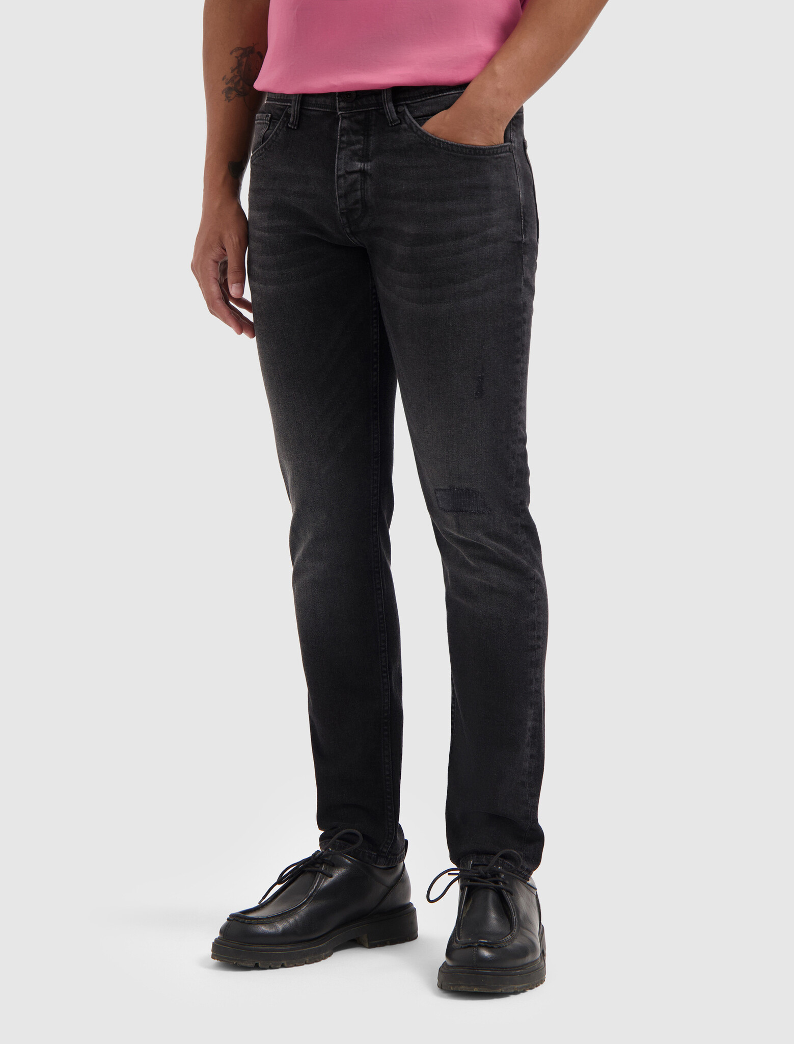 Pure Path The Ryan Slim Fit Jeans Denim Dark Grey 