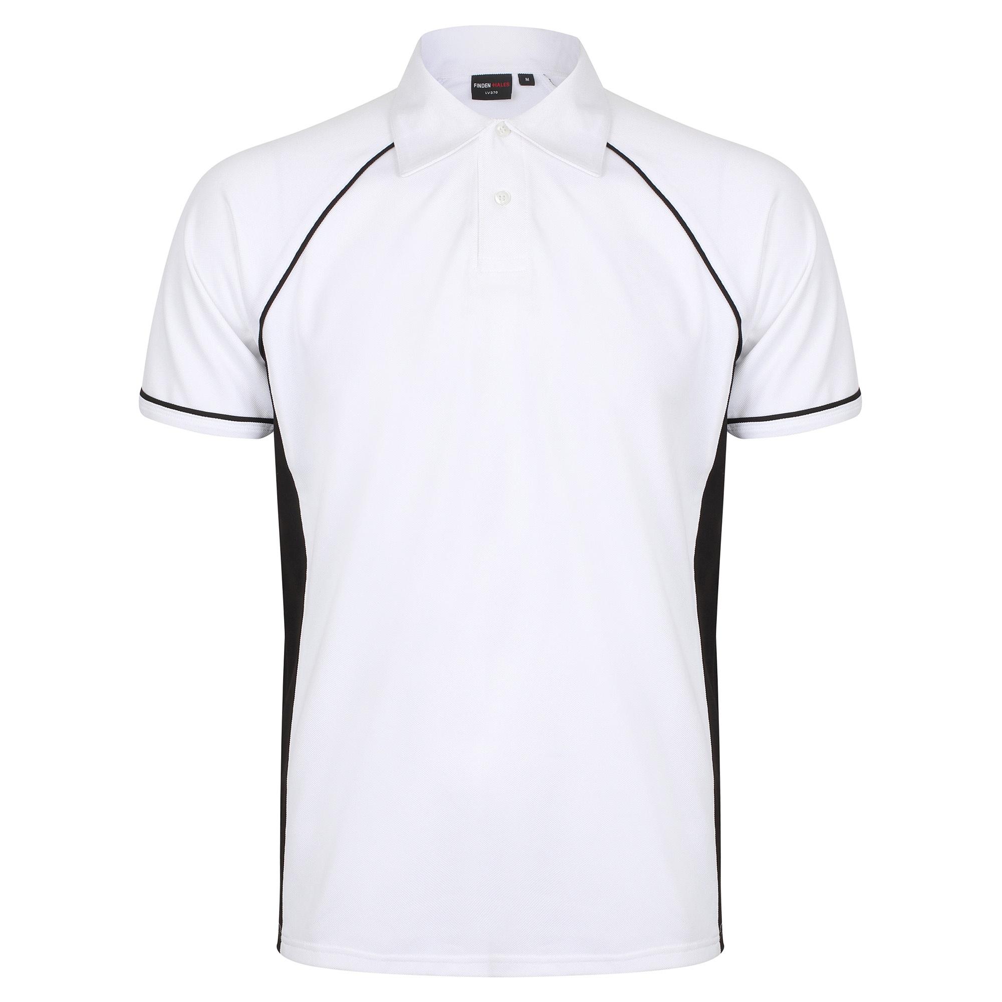 Finden & Hales Heren sportpoloshirt met leidingen XL