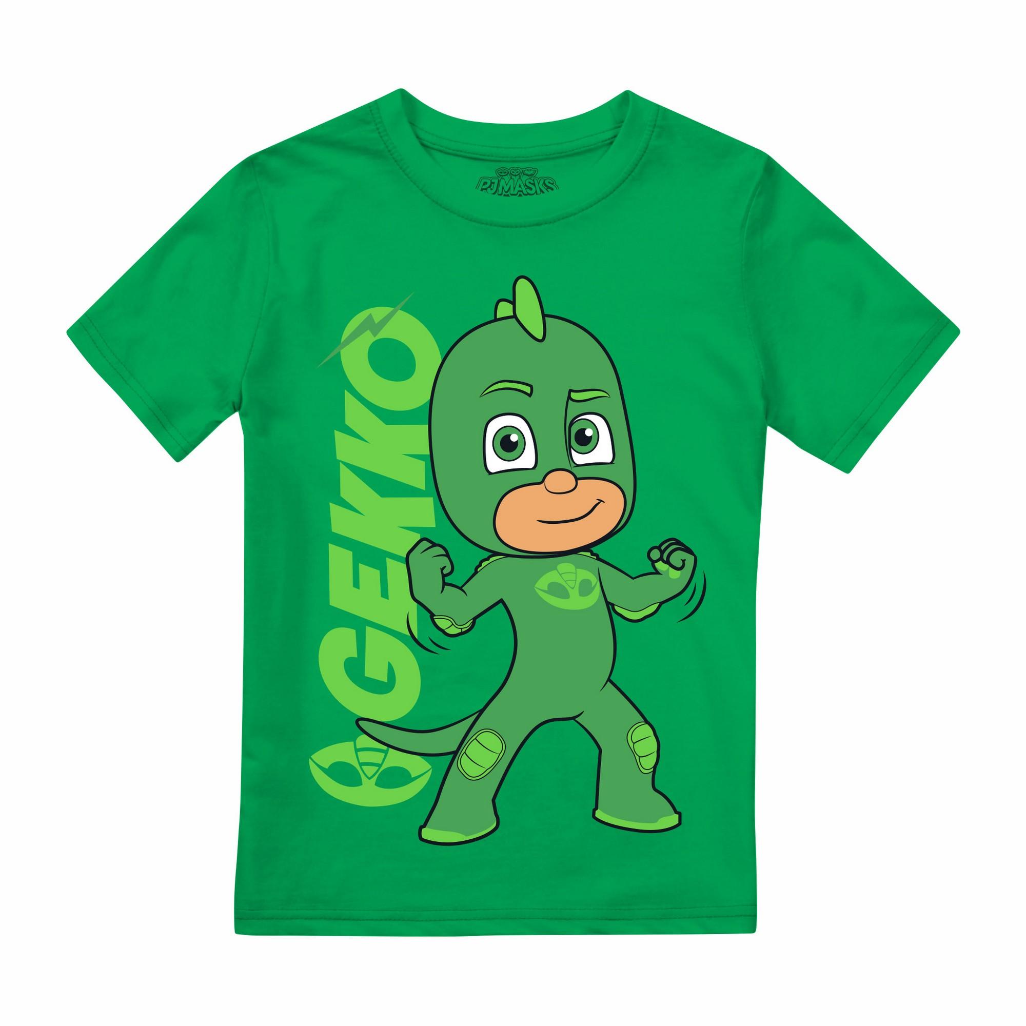 PJ Masks jongens Gekko T-shirt 5-6 Years kelly groene kleur