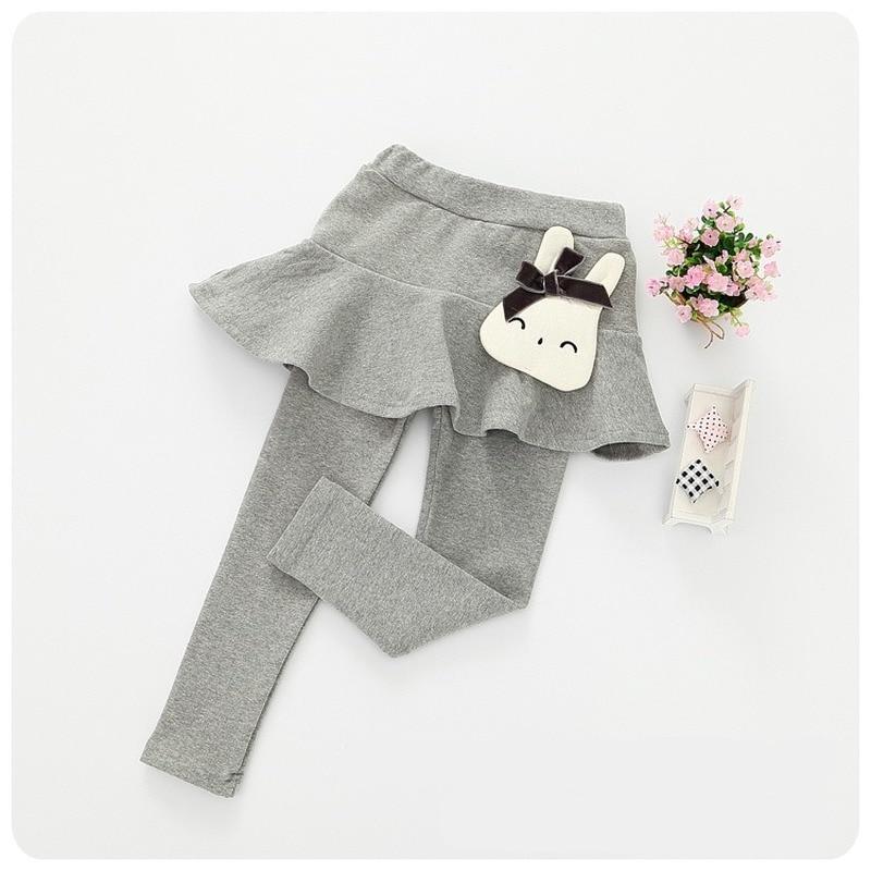 Topzeros Katoenen babymeisjesleggings Kant Prinsesrok-broek Lente Herfst Kinderen Slanke rokbroek Kinderkleding 130