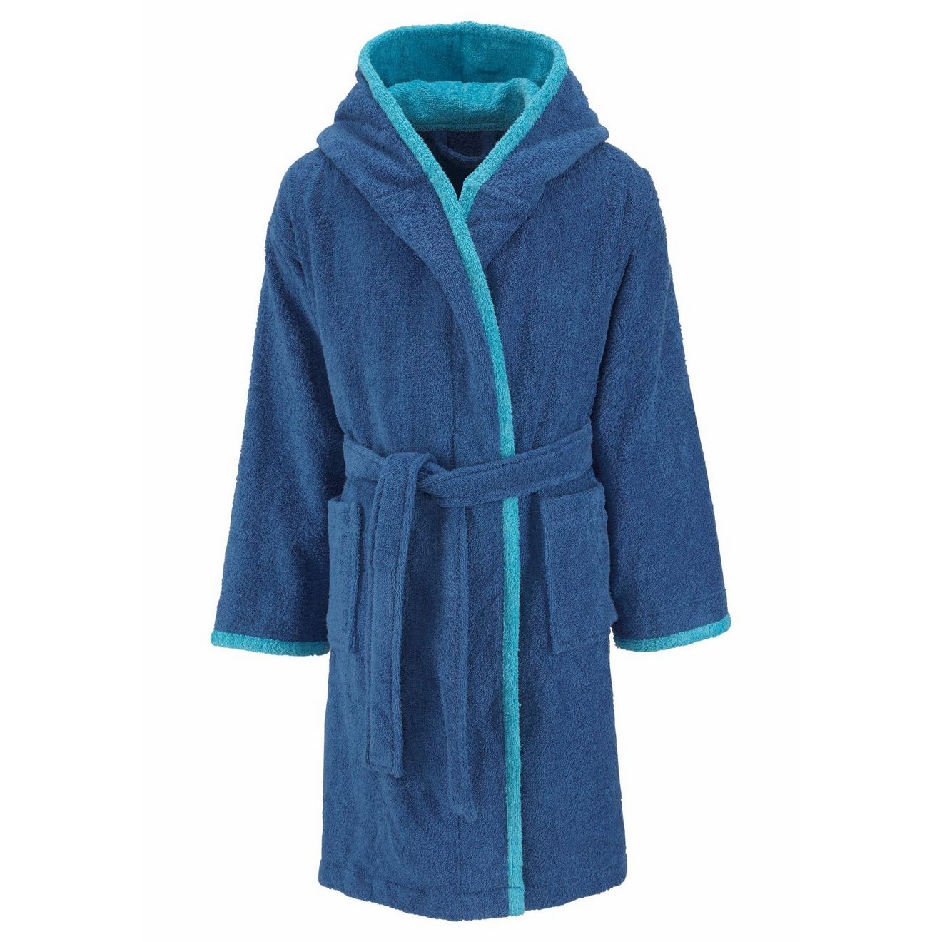 My home Kinderbadjas Timo Badjas voor meisjes & jongens van 100% katoen, met capuchon (1 stuk)