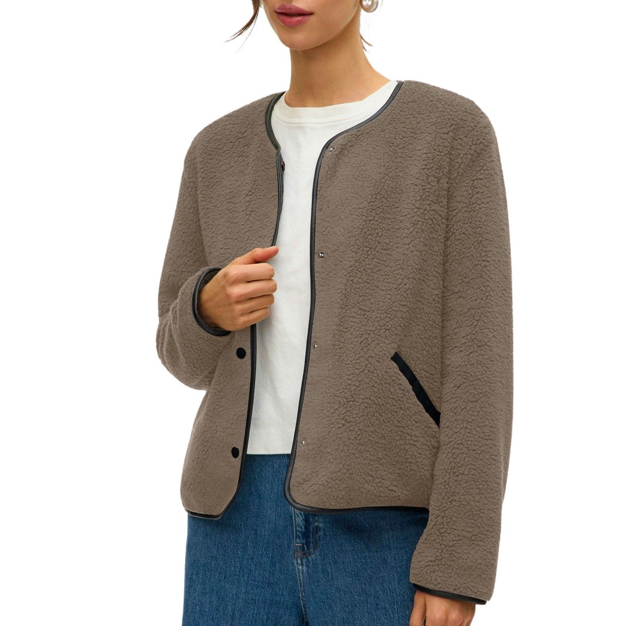 Verooda Candice Short Fleece Jas Dames