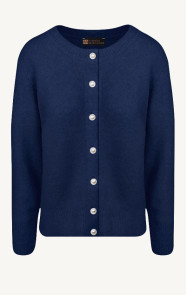 The Musthaves Soft Button Cardigan Marine