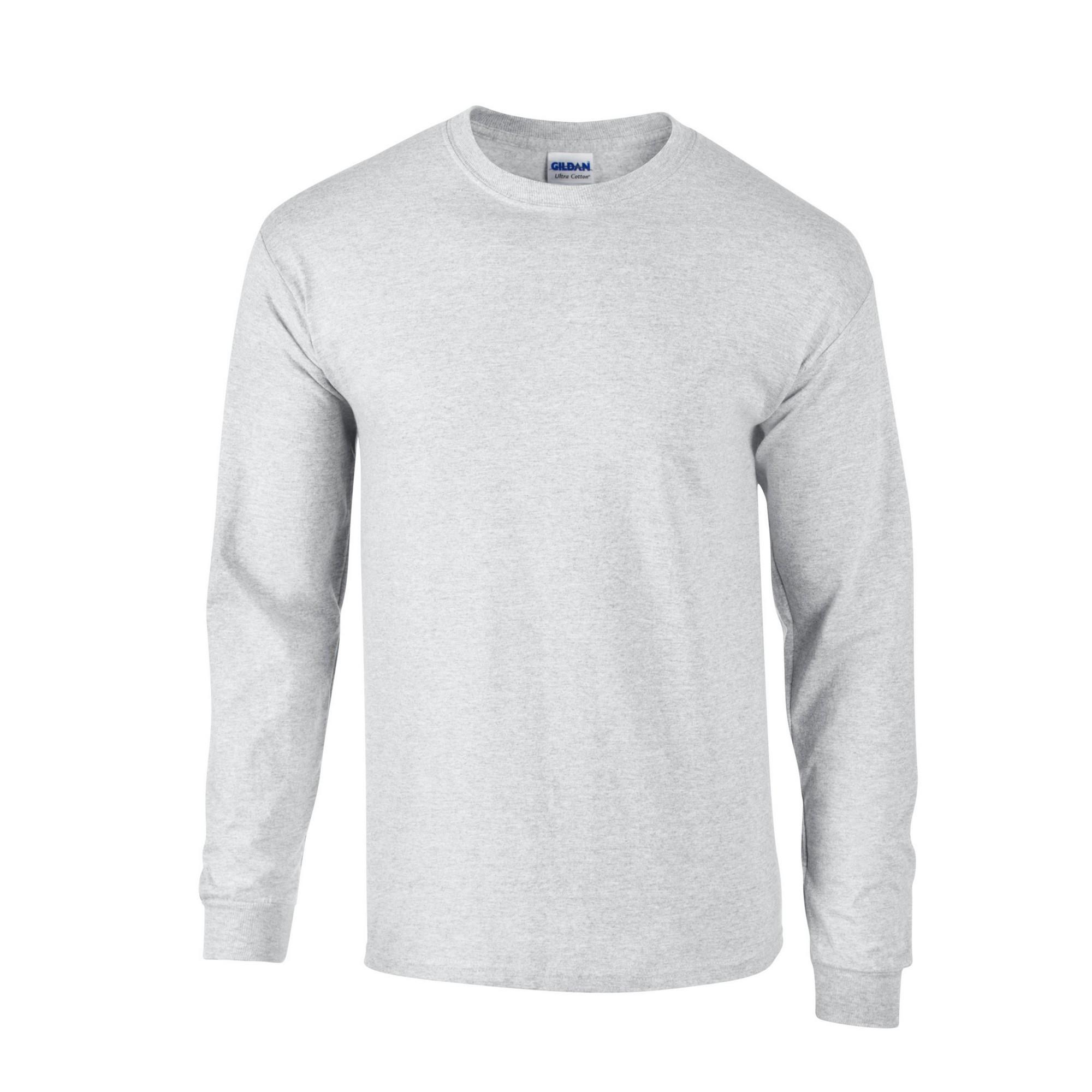 Gildan Unisex volwassen ultra-effen katoenen T-shirt met lange mouwen L