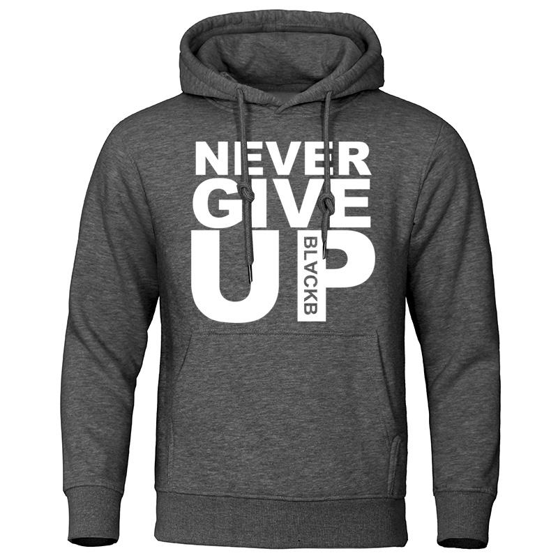 Boutique sports suit series 2 Herenhoodies Merk Sweatshirts Zacht Herfst Winter Trainingspak Geef nooit op Print Tops Katoen Streetwear Kwaliteit Mannelijke truien 2XL