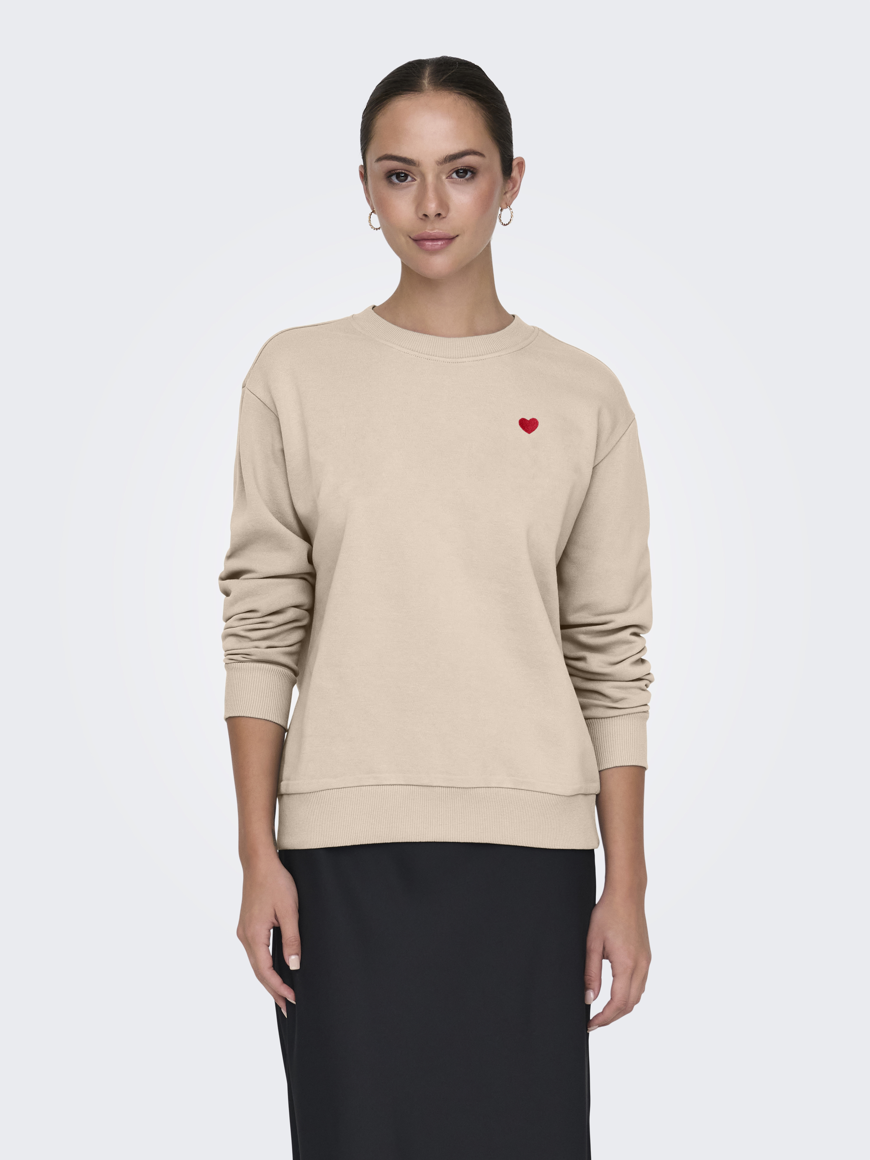 Jacqueline de Yong Jdyparis l/s emb sweat jrs