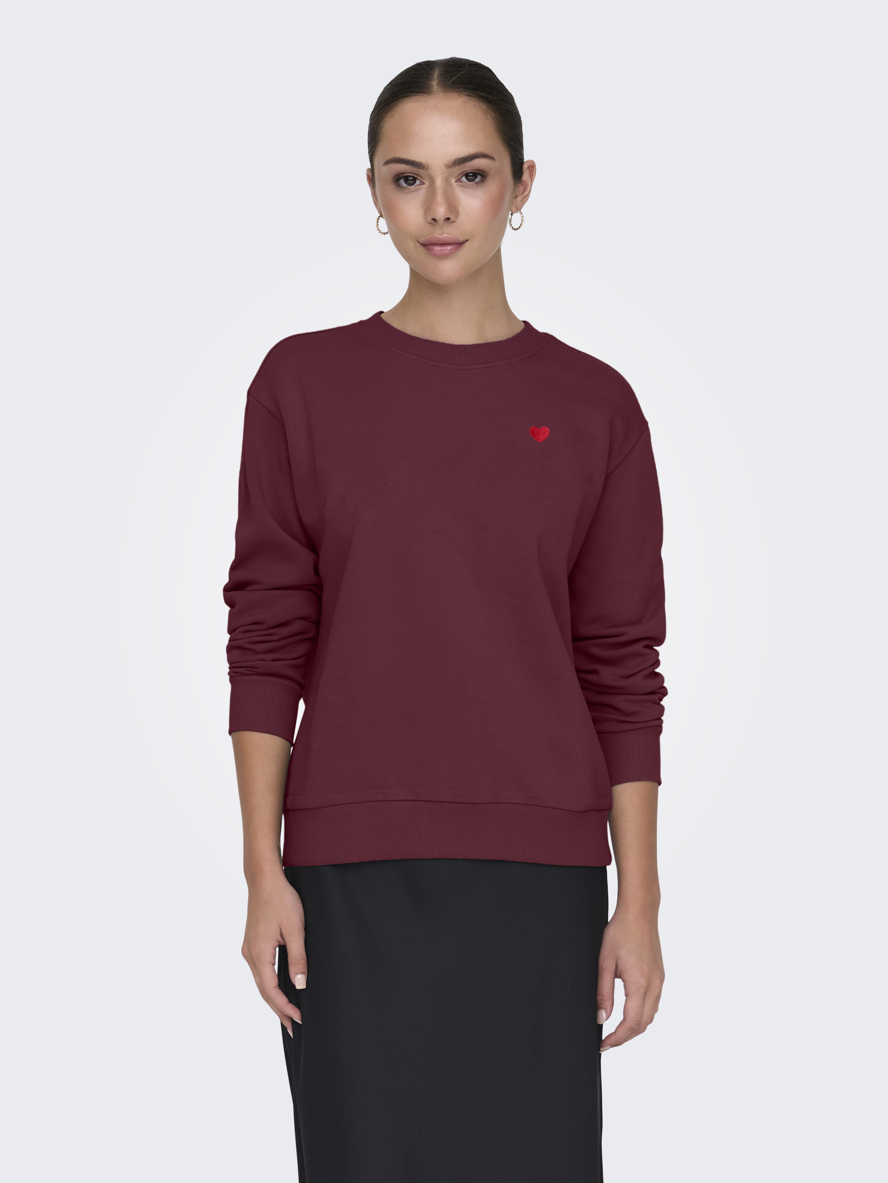Jacqueline de Yong Jdyparis l/s emb sweat jrs