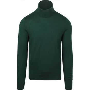 Suitable Sweater  Merino Coltrui Donkergroen