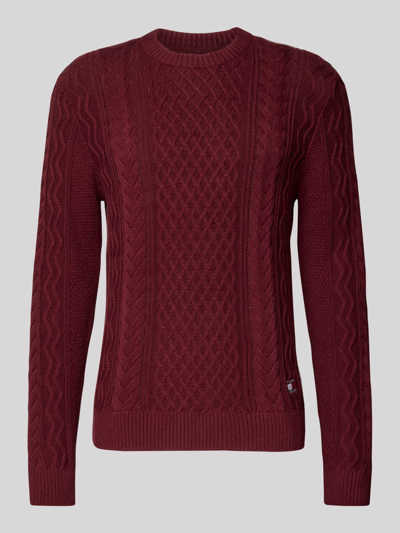 TOMMY JEANS Gebreide trui BADGE CABLE