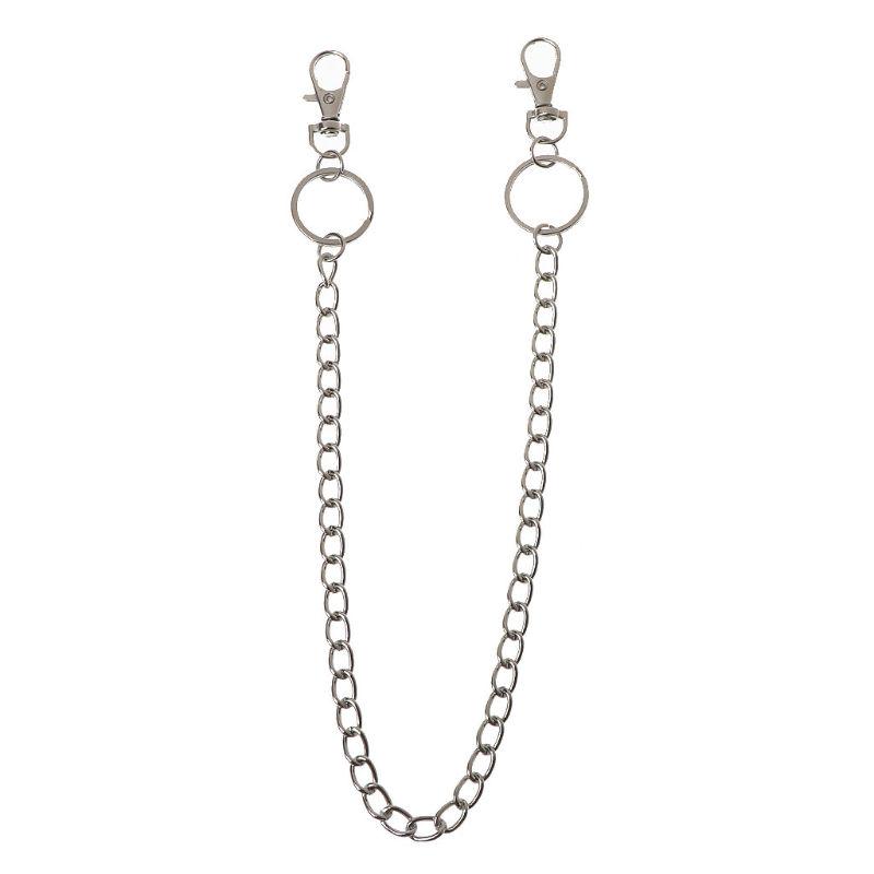 Flipped 16  Punk Riem Portemonnee Ketting Taille Broek Ketting Zak Ketting met Sleutelhanger Sieraden 7
