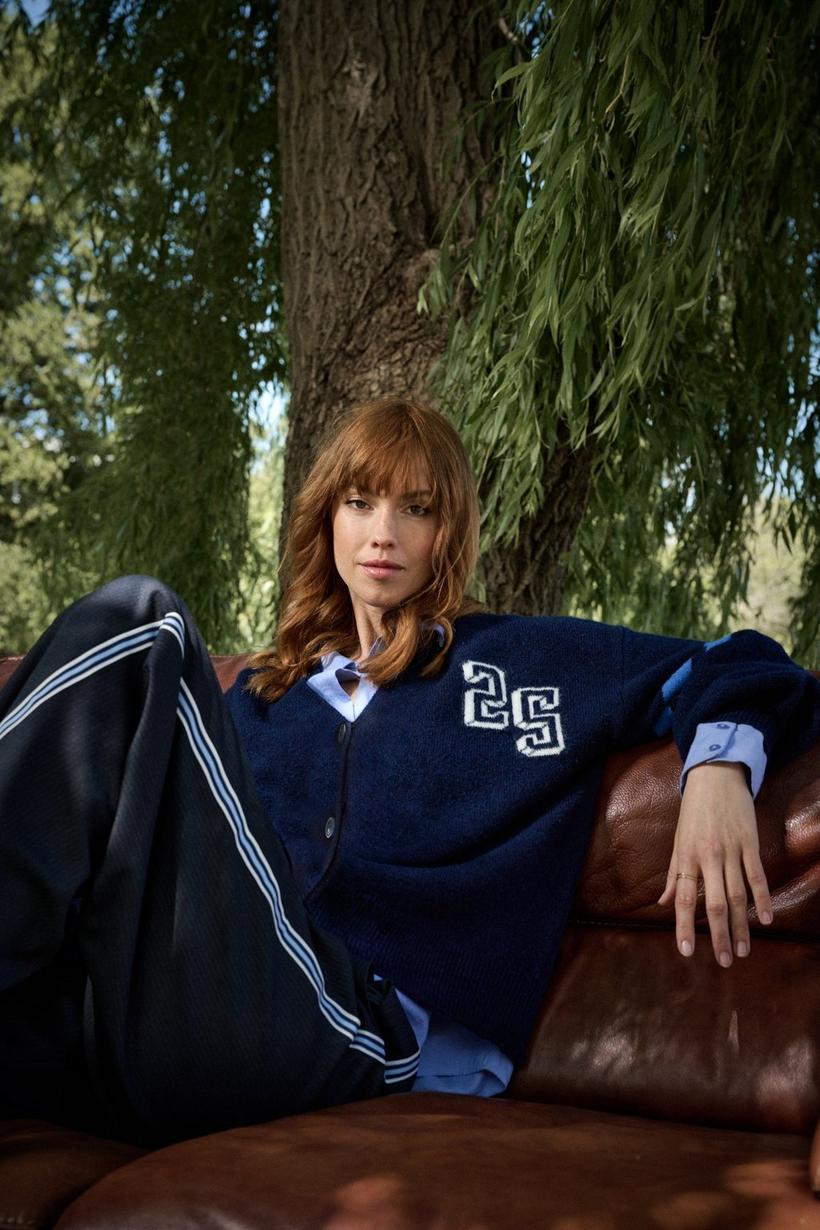 Améline Varsity Cardigan Met V-hals