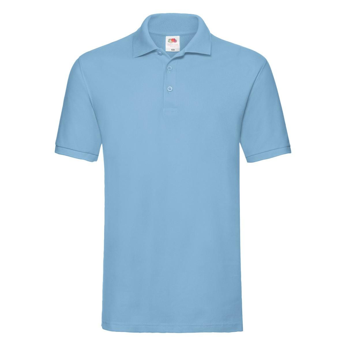Fruit Of The Loom Mens Premium Pique Polo Shirt L