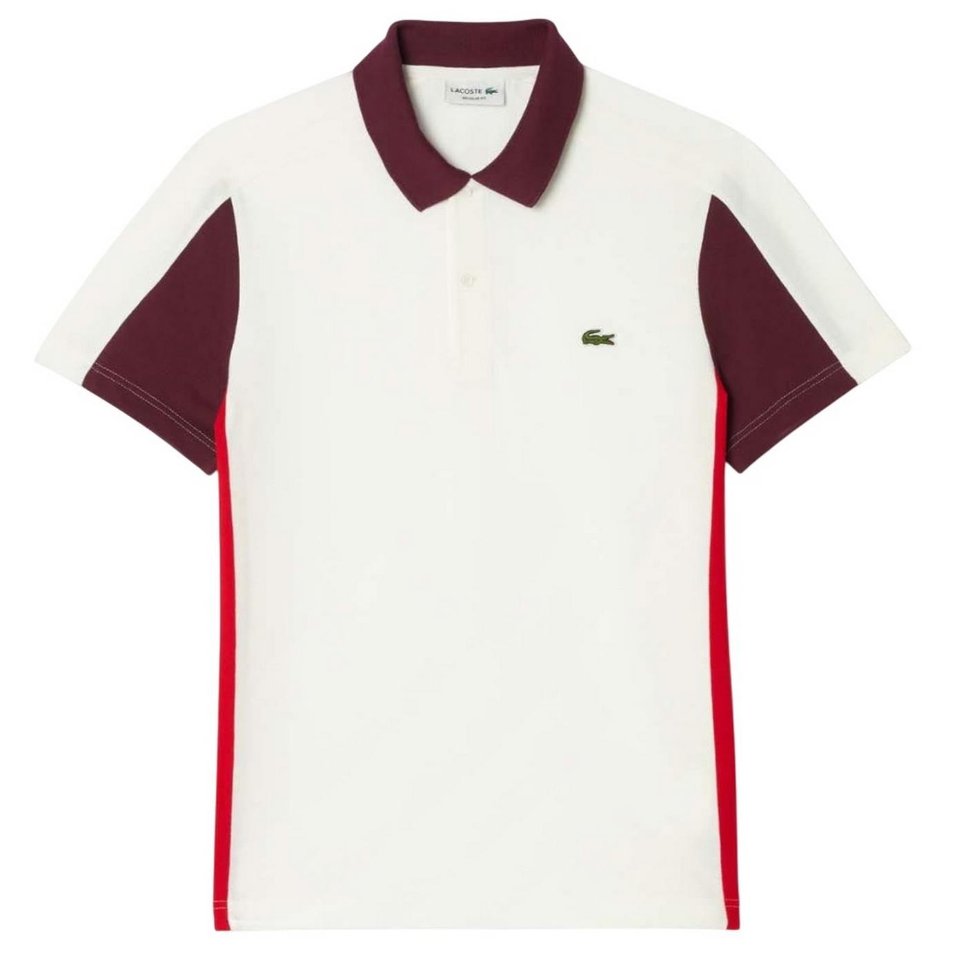 Lacoste Mens Colour Block Regular Polo Shirt M