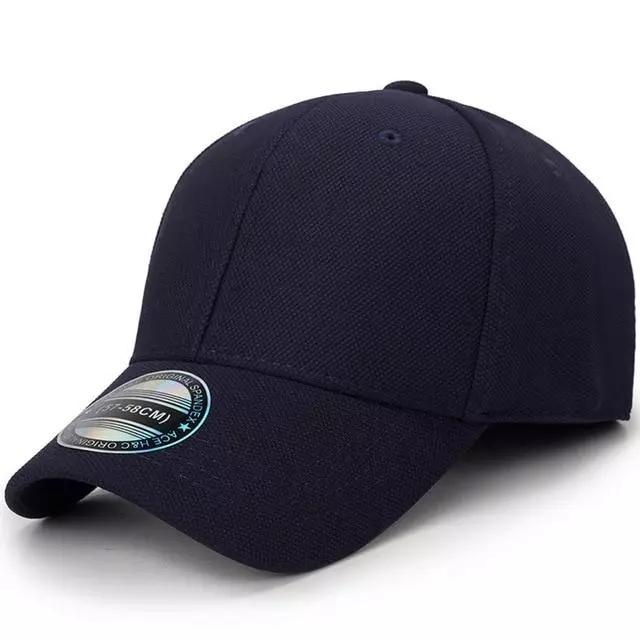 Headgear Ademende Heren Baseball Cap Gemonteerd Gesloten Volledige Cap Dames Outdoor Zonwering Sport Golf Caps Trucker Hoed Hiphop Hoeden Paar Hoed Reishoed zwart