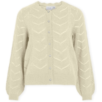 Vila Vest  Cardigan Tuli L/S - Super Light Natural Melange