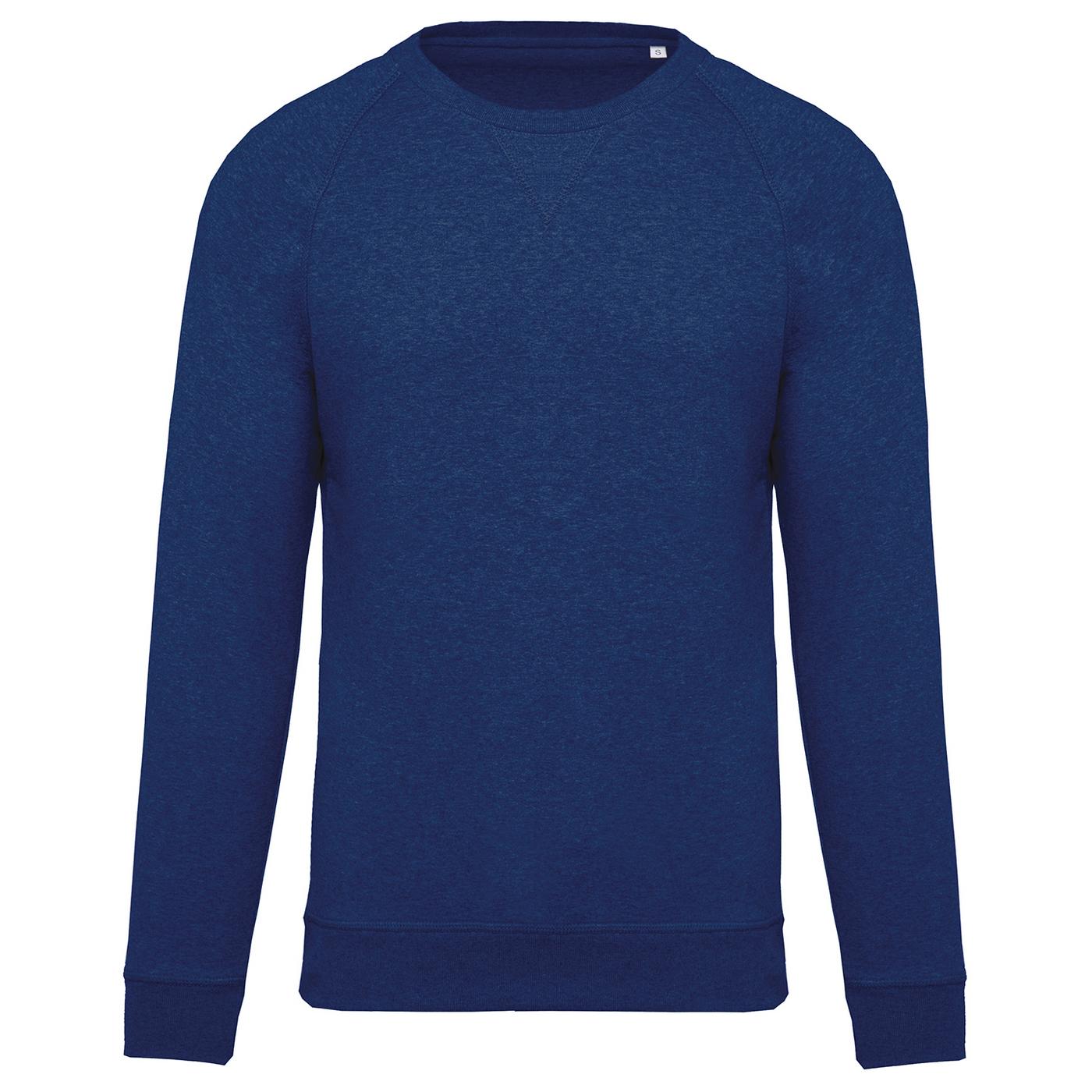 Kariban Raglan-sweatshirt van biologisch katoen voor heren met ronde hals XXL
