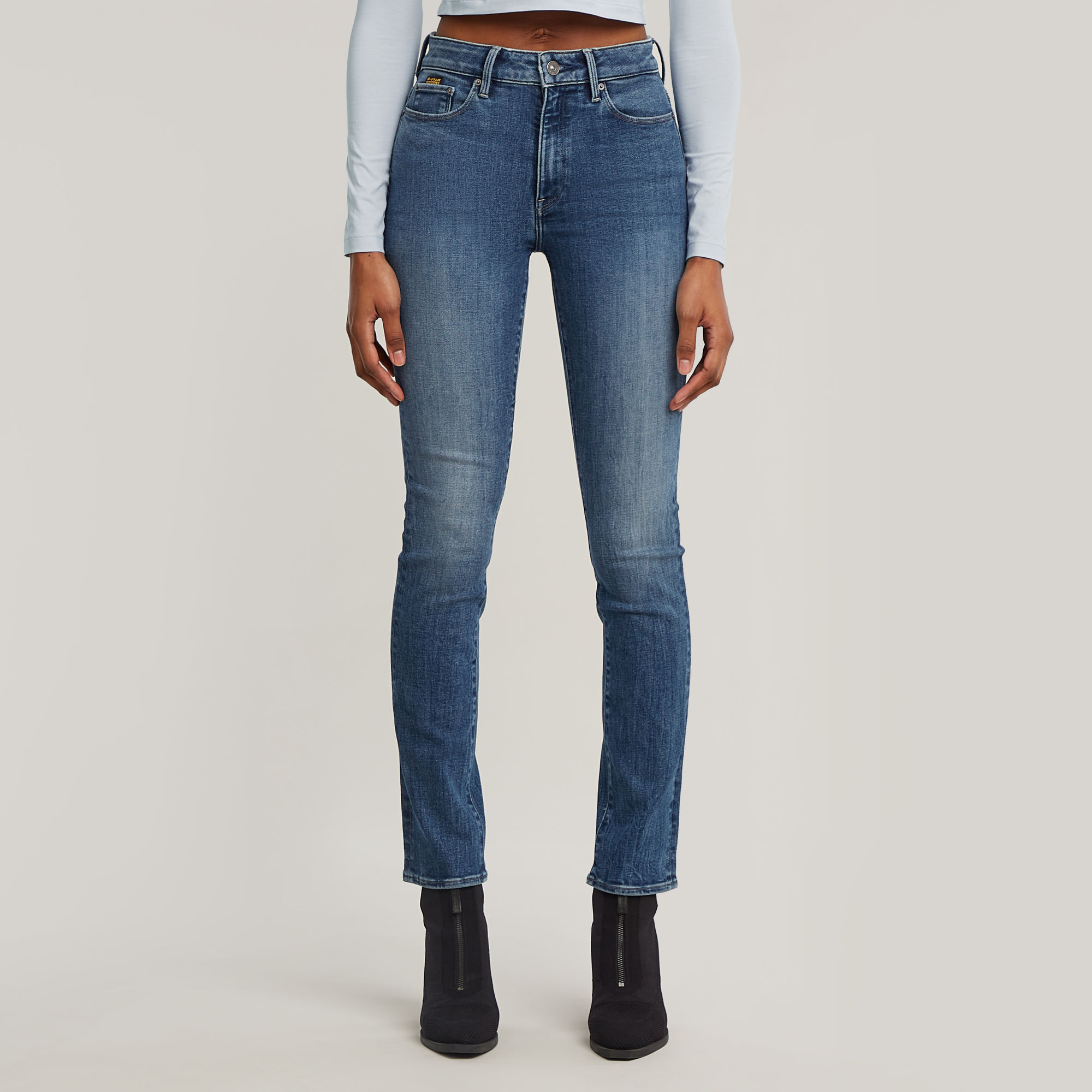 G-Star RAW 3301 Shape Skinny Jeans - Midden blauw - Dames