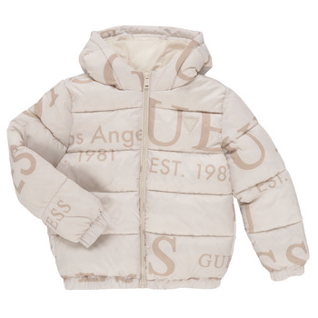 Guess Donsjas  OVERSIZE HOODED LS PUFFER