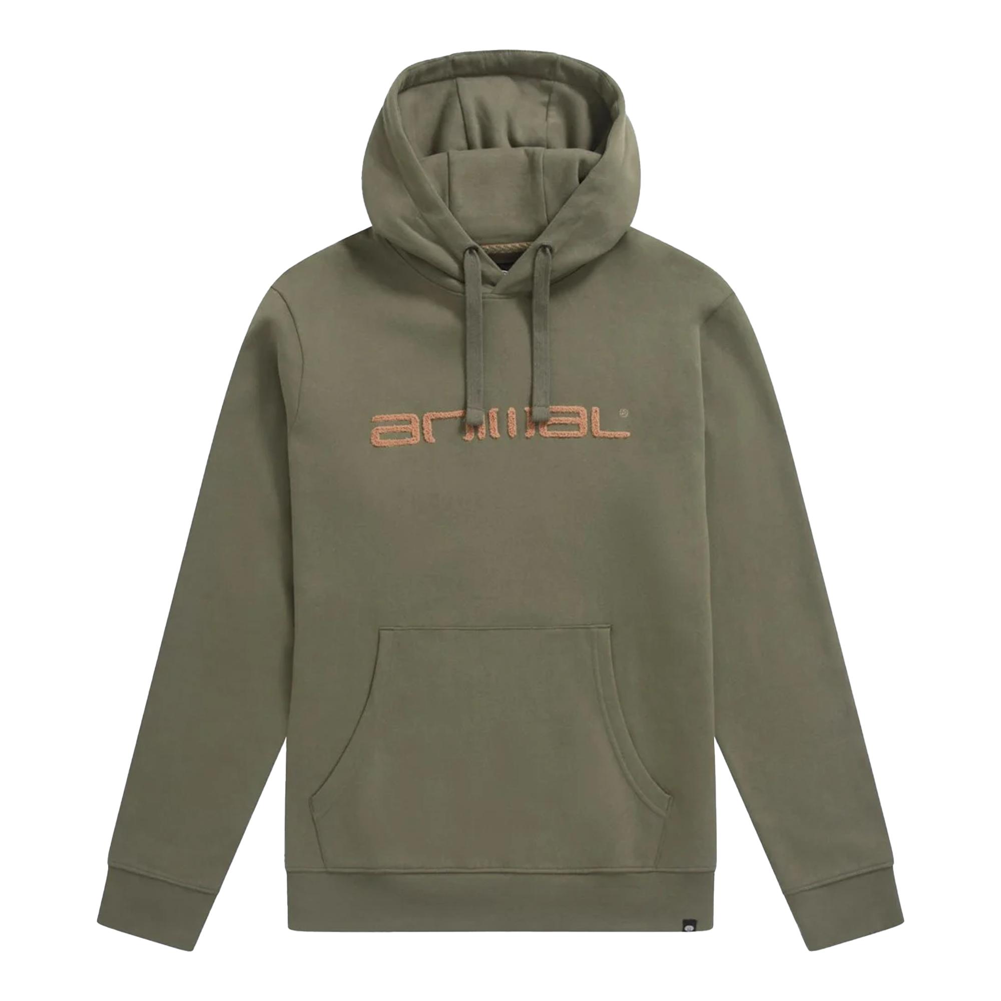 Animal Rocky organische hoodie voor heren S groen