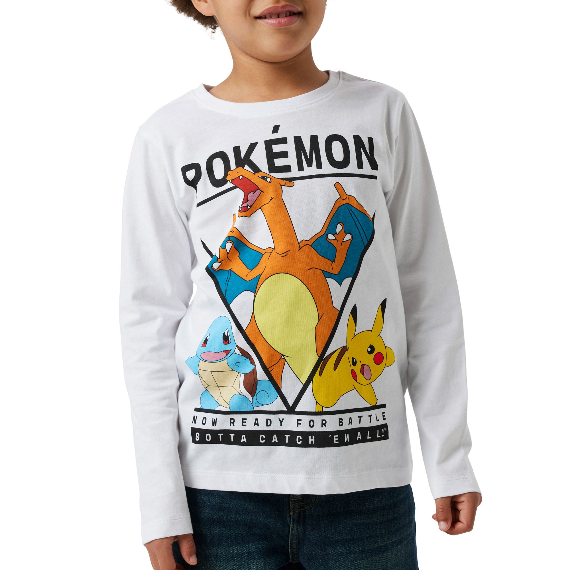 Name It Shirt met lange mouwen NKMAST POKEMON LS NREG TOP BOX NOOS SKY