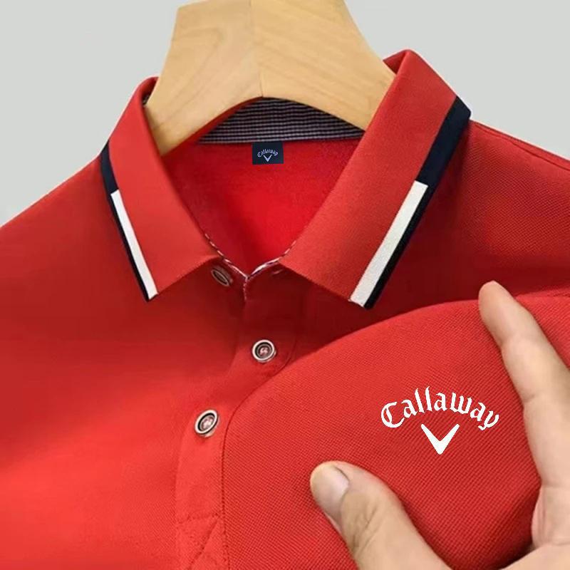 Lixin12 Callaway Geborduurde 2025 Nieuwe Zomer Poloshirt voor Heren Hoge Kwaliteit Casual Comfortabel en Ademend T-shirt met Korte Mouwen voor Heren XL