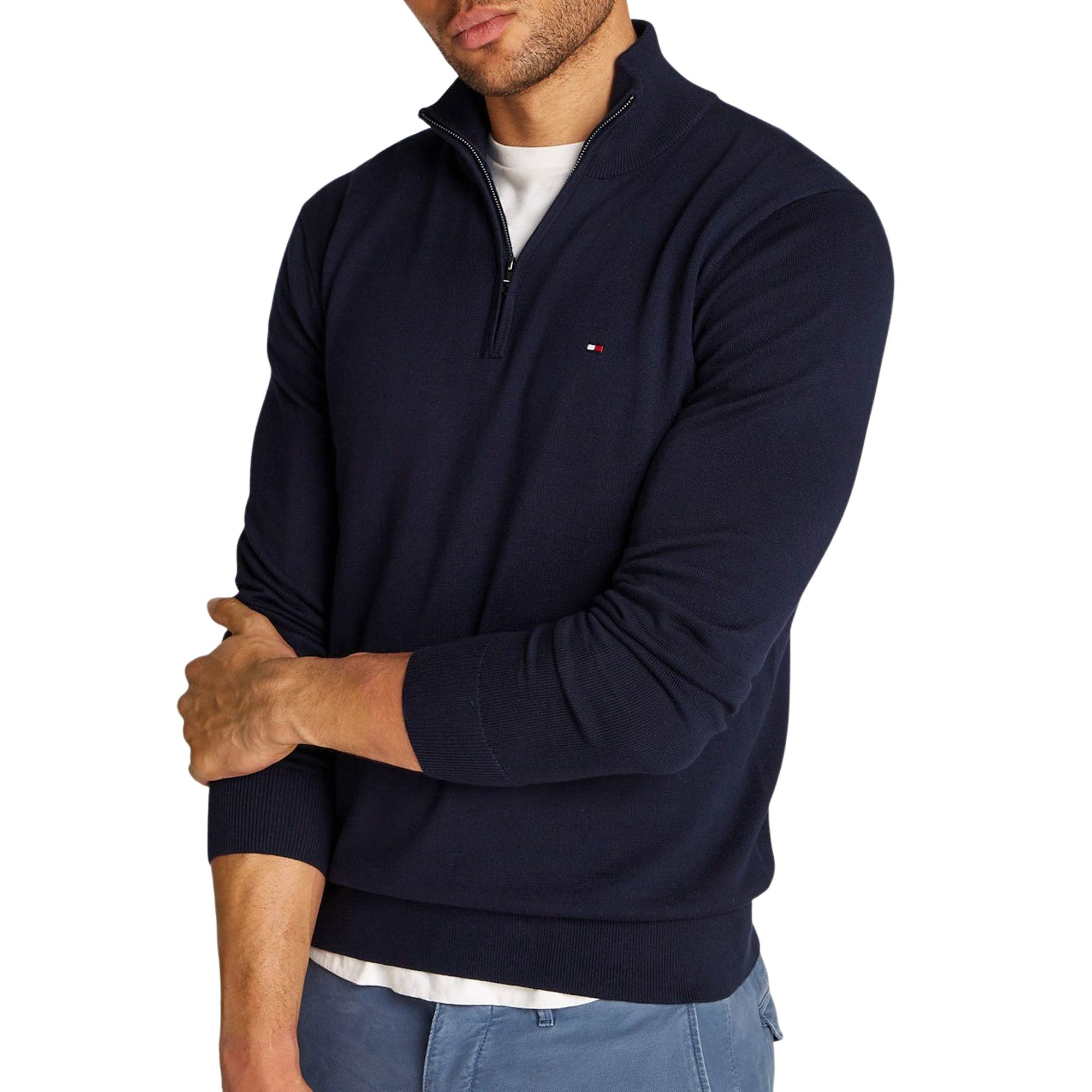 Tommy Hilfiger Essential Half Zip Sweater Heren