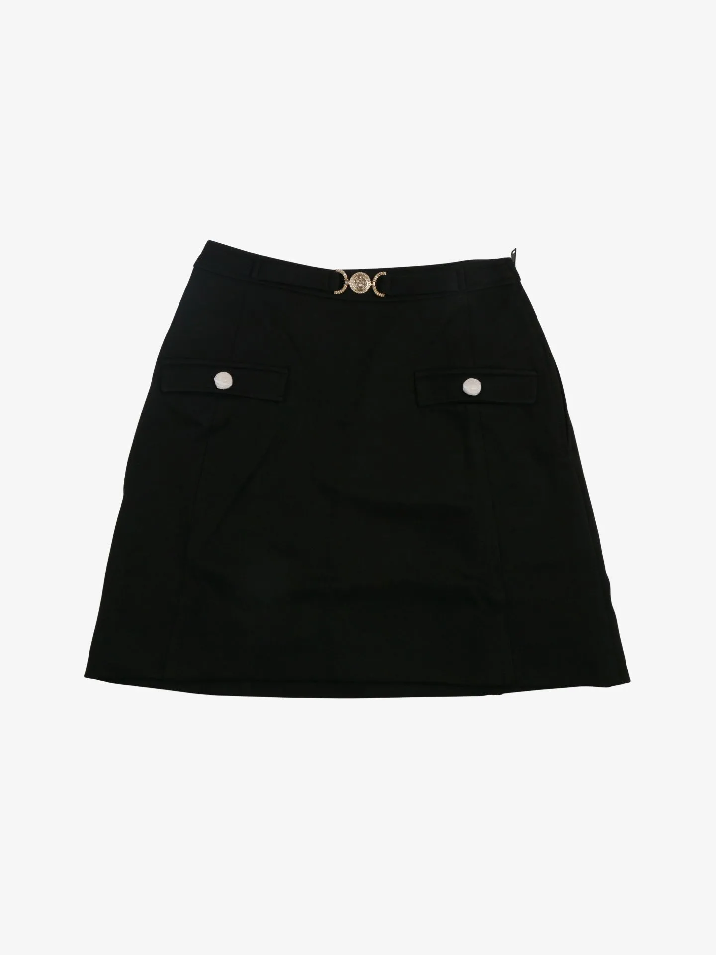 Guess Dames rok chrissy belted mini zwart