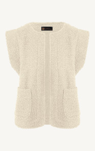 The Musthaves Limited Boucle Gilet Beige