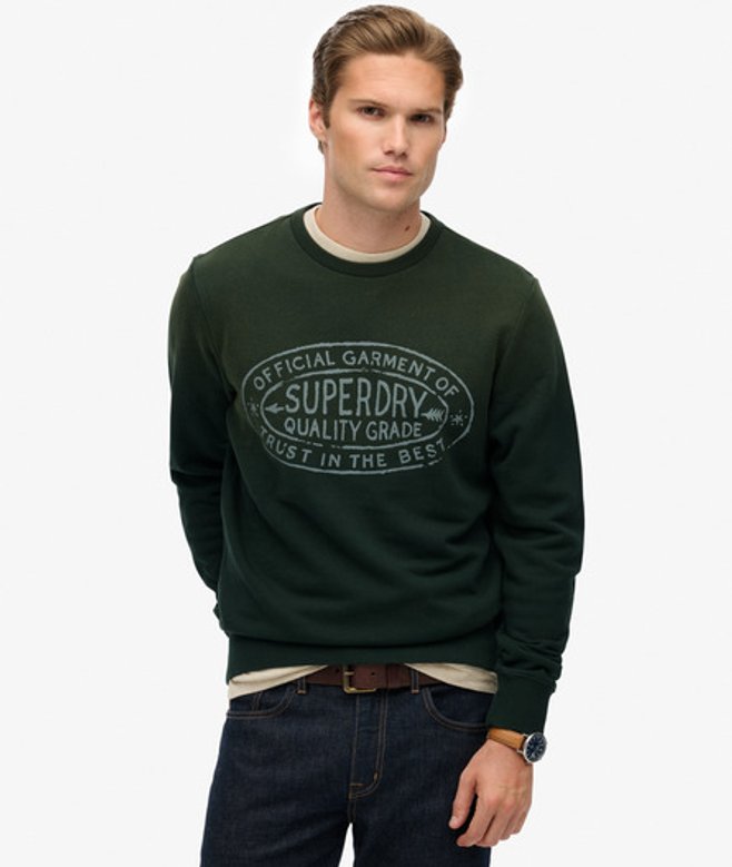Superdry Lo-fi Outdoors Relaxed Sweatshirt Green