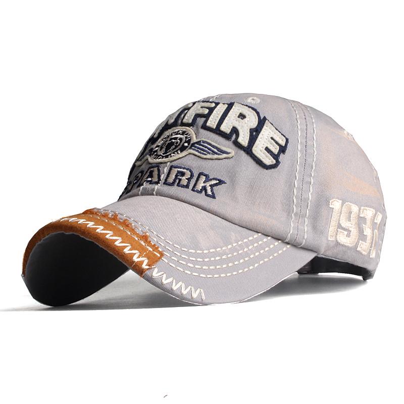 Cap Factory Baseball cap herenmode zonnebrandcrème trucker hoed vrouw katoenen zomer hiphop hoeden grijs